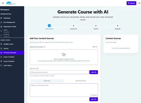 AI-Powered Course Creation Made Easy
