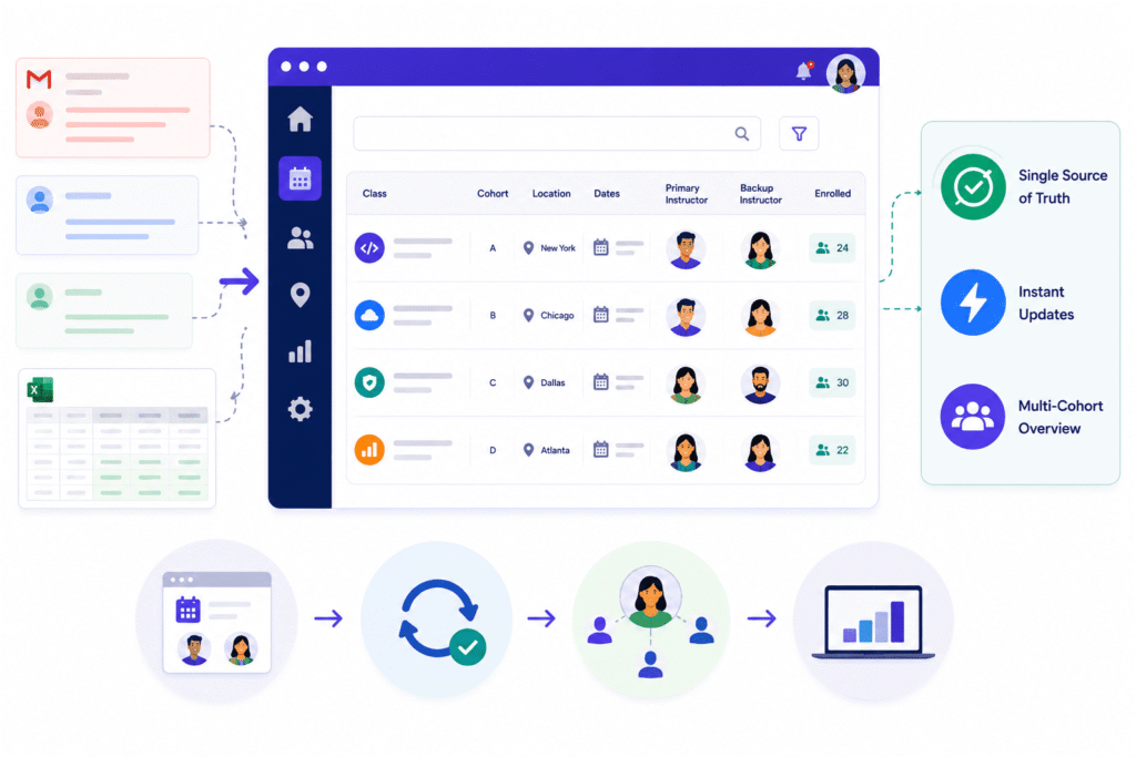 simplitrain-trainer-coordination-system-of-record: SimpliTrain centralized trainer coordination and assignment management