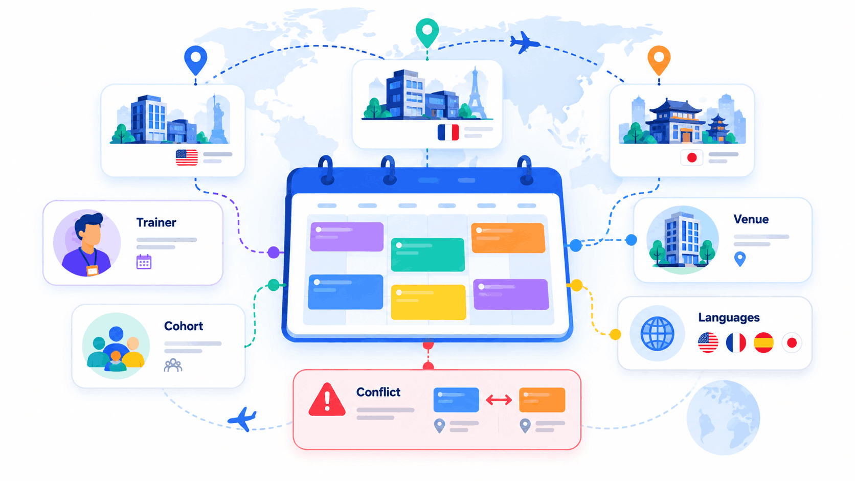 SimpliTrain global workshop scheduling calendar.